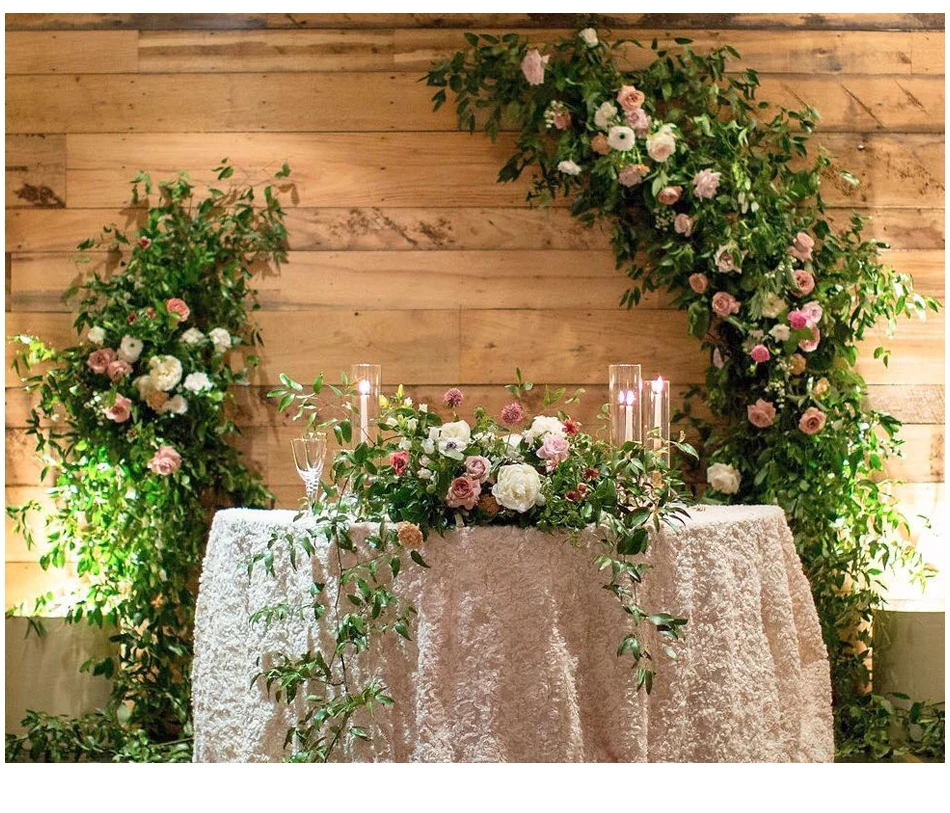 Flower Wedding Stage Guide Background Wall Decoration Photography Projects for Fake Flower Store Opening