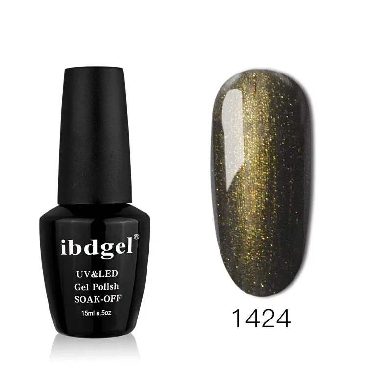 1424 Ibdgel Twilight beauty Цветной Гель-лак блеск лесные цвета темные холодные цвета Гель-лак для маникюра гель лак полирует ногти 15 мл - Цвет: 1424