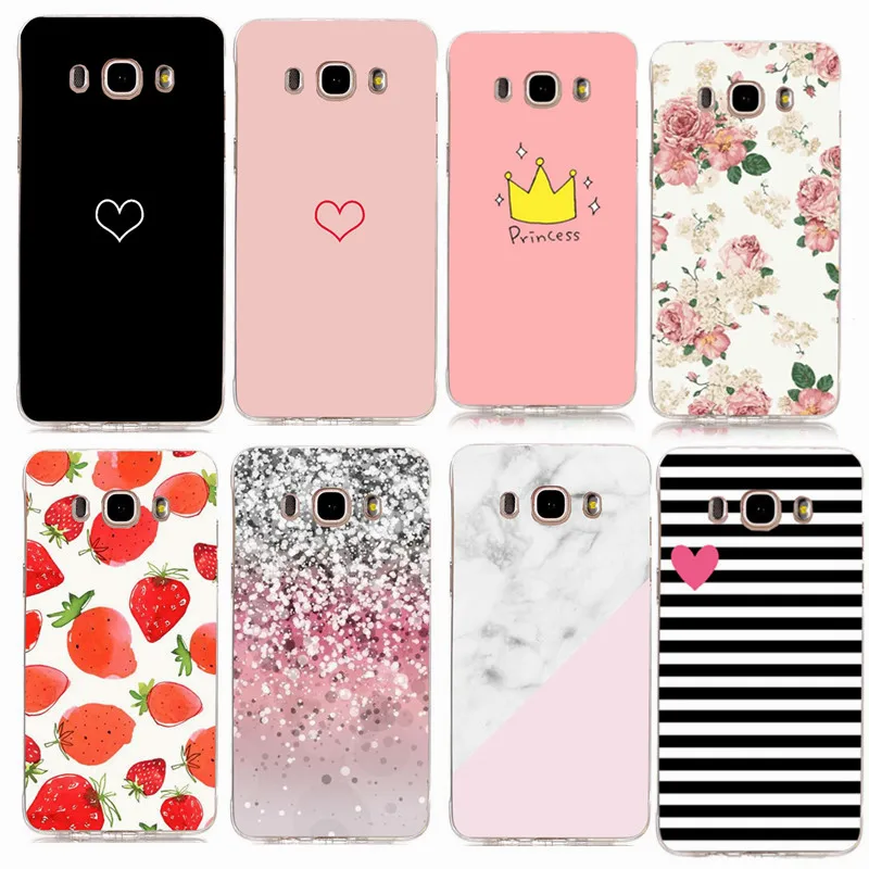 Soft TPU Love Heart Couples Phone Case For Samsung galaxy A5 2017 Fashion Cover J3 J5 2016 A7 J2 Prime Capa Funda | Мобильные