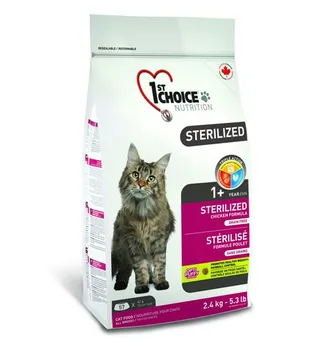 

1st choice food D/cats sterilized 10 kg, chicken with Batat