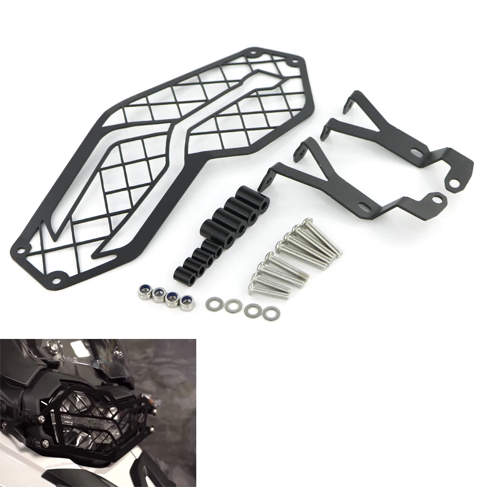 Motorcycle Headlight Guard Fit For BMW F750GS F850GS 2018 2019 2020 Front Light Headlamp Grille Cover Protector Aluminum | Автомобили и