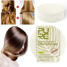 60 г ручной работы кокосовые волосы шампунь мыло холодной обработки чистый растительный волос Твердый шампунь расческа для волос ремонт мыла TSLM2