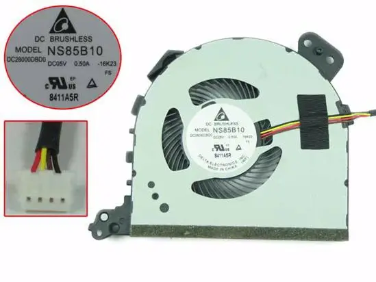 Delta Electronics DC28000DBD0 NS85B10-16k23 DC 05в 0.50A 4-проводной Сервер вентилятор охлаждения ноутбука