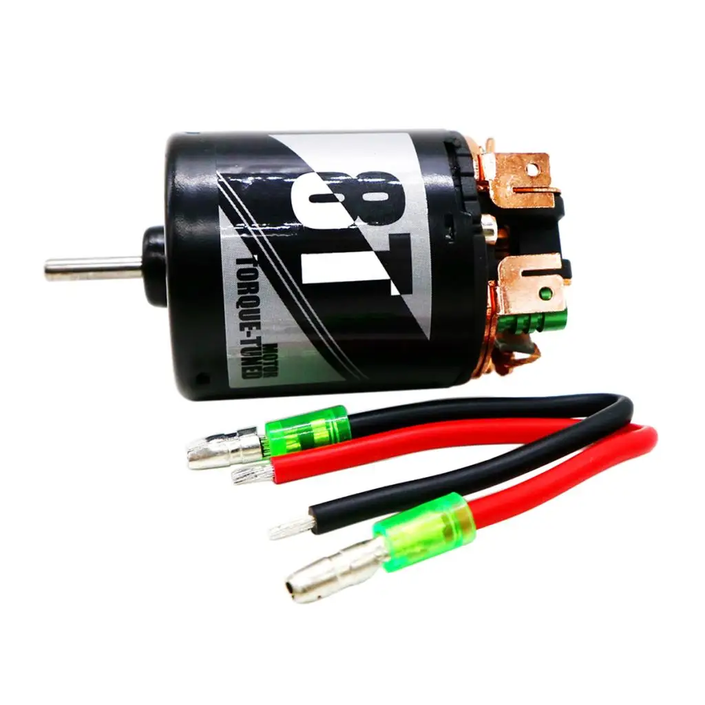 540 8T Brushed Motor Torque-tuned for 1:10 RC Car Motor Carbon Replaceable