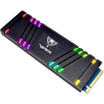

SSD Patriot Viper VPR100 RGB VPR100-256GM28H SSD, M.2, 256Gb, PCI-Ex4, read: 3300 Mb / s, write: 1000 Mb / s, TLC 3D NAND, NVMe, RGB backlight, buffer: 256Mb