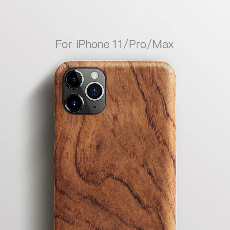 Оригинальный настоящий деревянный ящик для iPhone 11 Pro Max палисандр чехол X XS XR