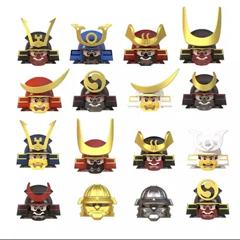 

Anime Japanese Samurai Ghost Ninja Action Figure Building Blocks With Weapons Helmet Armor Fitting Toys For Kids