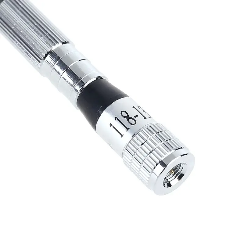 118Mhz-136MHz Whip Telescopic Antenna Replacement Part Scalable for Airband Radio Receiver Aviation SMA BNC Multiple Use