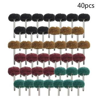 

40 pieces of 1 inch (25 mm) grinding wheels and polishing wheel sets for Dremel rotary tools