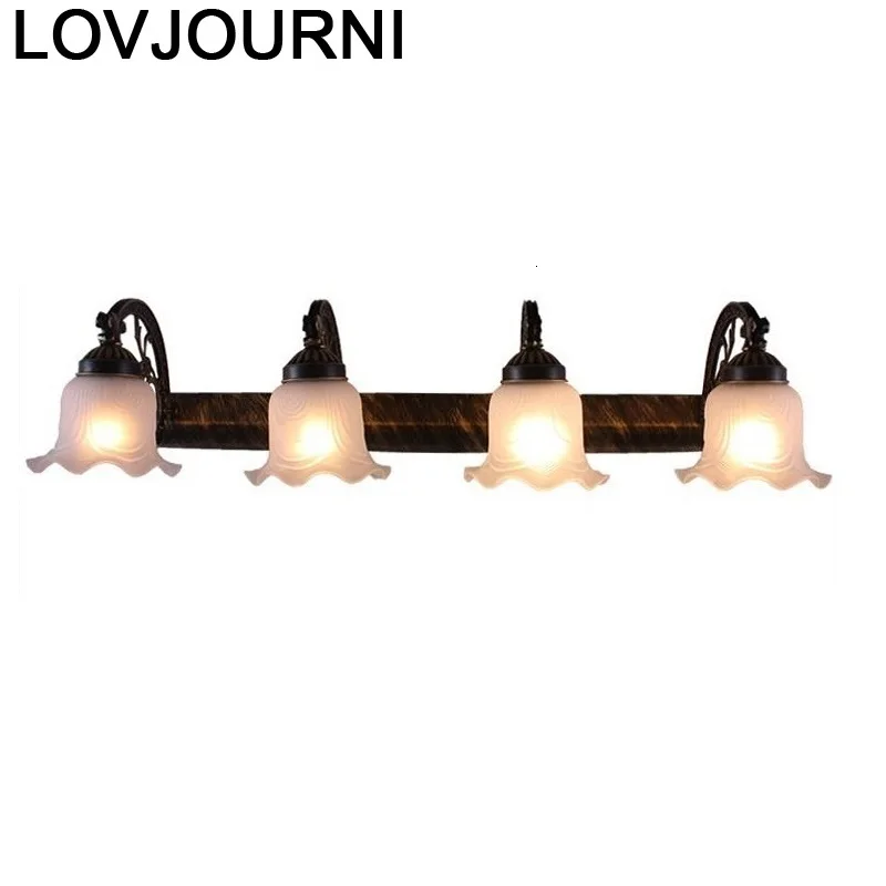 Coiffeuse Avec Miroir Лофт лампа для ванной комнаты промышленный Декор Спальня Lampara De Pared внутренняя аппликация Murale светильник Настенный светильник