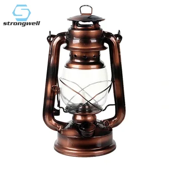 

Strongwell European Retro Bronze Kerosene Lamp Outdoor Tent Lights Campfire Emergency Camping Portable Hanging Lamp Gift