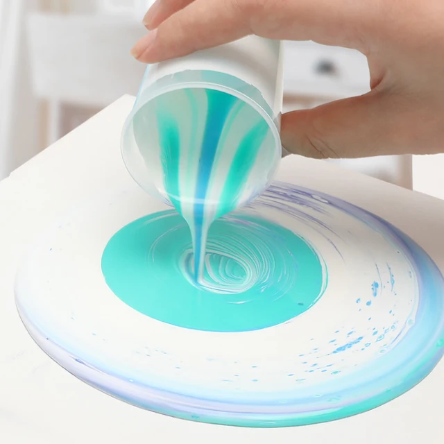 1000ml Acrylic Paint Set Fluid Marbling Paint Silicone Oil Acrylic
