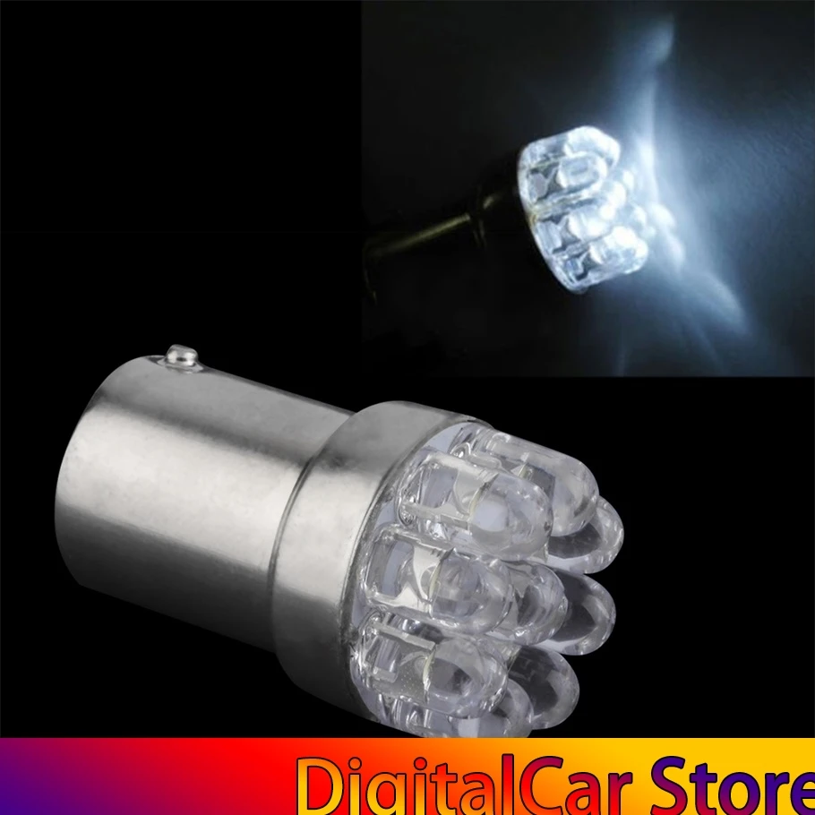 1 шт. супер яркий 1156 9 SMD автомобиль лампа Белый светодиодный поворотник