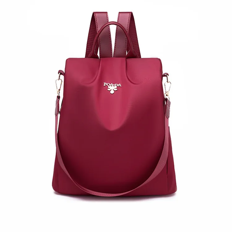 

2019 New Style Oxford Cloth Backpack Women's Korean-style Backpack Versatile Shoulder Dual Purpose Student School Bag Fashion Wh