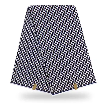 

High class Nigeria textile cotton African printed wax fabric material batik for garments SWV635(6yards/pc)