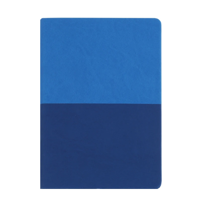 Винтажный жесткий чехол из искусственной кожи, классический блокнот, чтобы сделать список и сетку в горошек, портативный журнал для путешествий, Пользовательский логотип - Цвет: Blue
