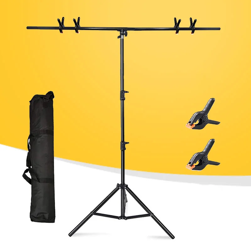 

Background Frame T-shape Background Support Stand Kit Photography Photo Studio Support Frame System for Photo Studio