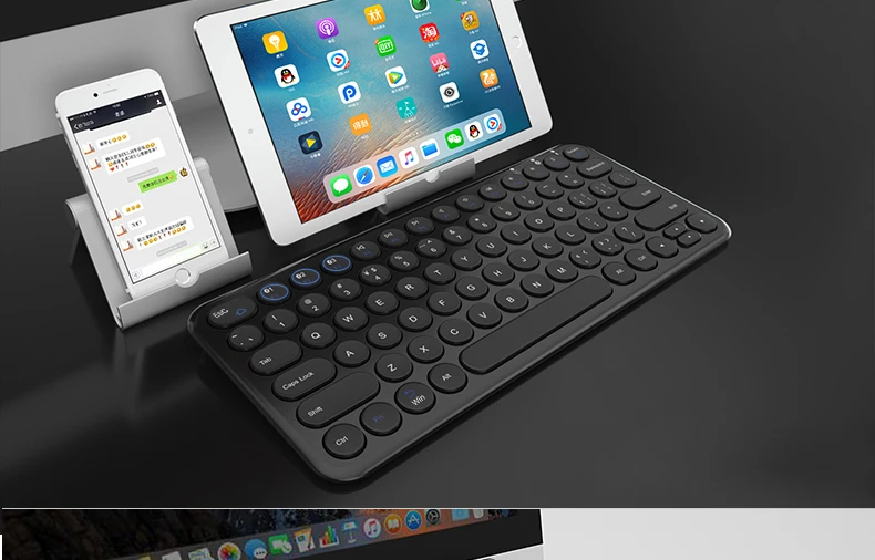 teclado sem fio de bluetooth para smartphonttabletportátilcomp