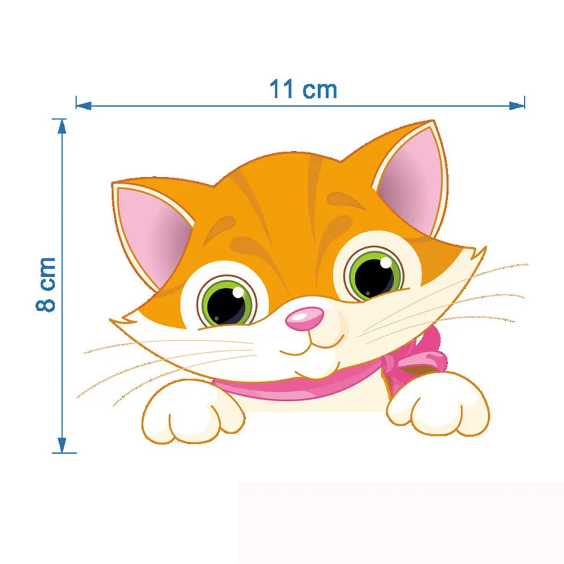 Animals Cat Switch Sticker Light Switch Decor Decals Art Mural Baby Nursery Room Stickers Muraux Pour Enfants Chambres 30SEP508