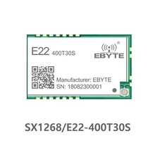 E22-400T30S 30dBm SMD UART SX1268 SX1262 беспроводной передатчик и приемник SMD 1 Вт 433 МГц РЧ модуль RSSI чистая работа трансивер