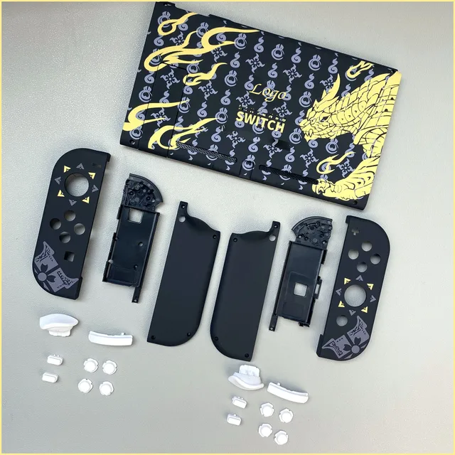 For Nintendos Switch Console Replacement Housing Shell Cover for Nintendos Switch NS JoyCon Joy Con Front Back Case Shell Repair Full set A