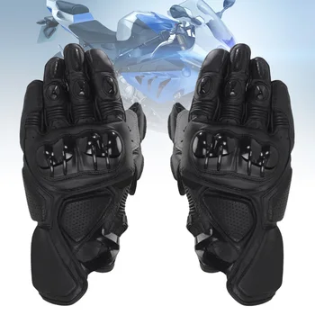

Motorcycle Gloves Racing Riding Locomotive Adult Protective PU Leather Drop Resistant Hard Case Waterproof Short Knight Winter
