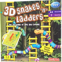 Умные 3D игры змеи и лестницы IQ настольные игры Пазлы творческие Логические игрушки для детей