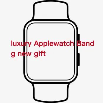 

New G embroidered strap for Apple Watch 5 Leather luxury band 44mm 42mm 38mm 40mm for iwatch series Band Accessorie