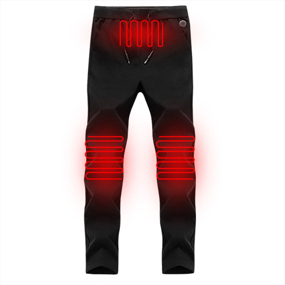 

Electric Heated Warm Pants Women USB Heating Base Layer Trousers Insulated Heated calзa feminina Winter Outdoor Hiking Pants D20