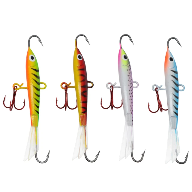 Ice Fishing Lure Balancer Jig Saltwater Hard Bait For Pesca Bass Pike Trout  Walleye Trolling Jigging Winter, Ice Fishing Walleye