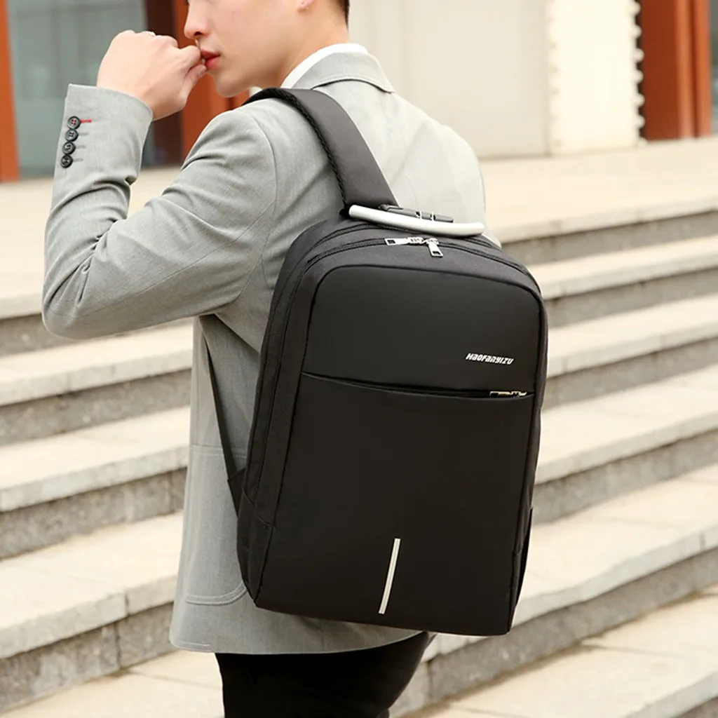 Новинка 2020 рюкзак с защитой от кражи водонепроницаемый из ткани Оксфорд сумка