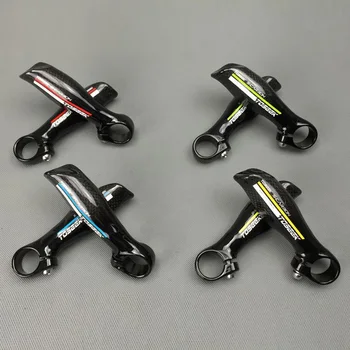 

TOSEEK MTB Bike Bicycle Carbon Fiber Handlebar Bar End Ultra Lightweight Carbon Fiber Designed Bar Ends