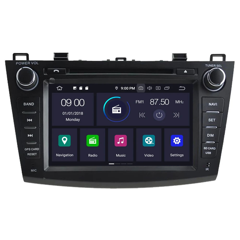 Perfect RoverOne Car Multimedia Player For Mazda 3 Mazda3 2010 2011 2012 2013 Android 9.0 4G+64G DVD Radio Stereo Bluetooth GPS HeadUnit 1 Perfect RoverOne Car Multimedia Player For Mazda 3 Mazda3 2010 2011 2012 2013 Android 9.0 4G+64G DVD Radio Stereo Bluetooth GPS HeadUnit 1