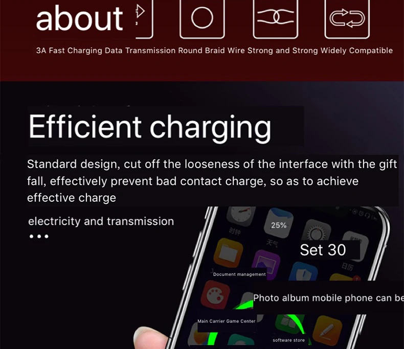 Рыболовный сетевой кабель для передачи данных для 11 X XSmax type-c Android рыболовный провод плетеный кабель для передачи данных Быстрая зарядка 3A Bold