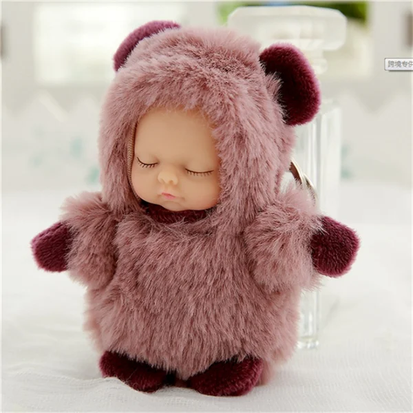 NO.13 Подлинная Оригинальная кукла-реборн bebe 11 см, брелок, мягкий силиконовый реборн для малышей, игрушки для малышей, плюшевый Рождественский подарок - Цвет: NO.13