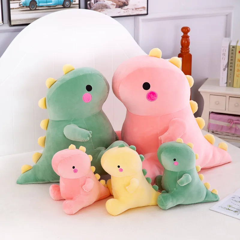 pink dinosaur plush