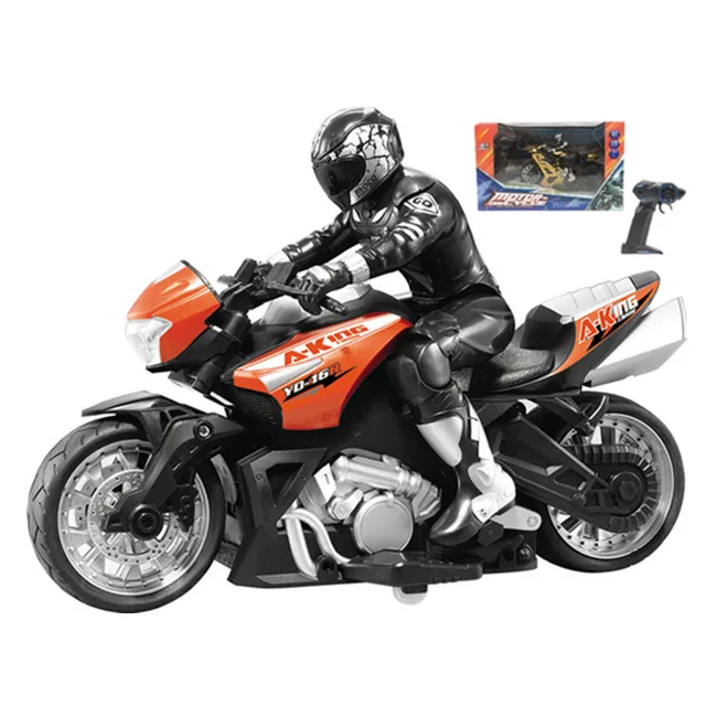 RC stunt motorcycl 2.4GHz 3D Rotation Flips drift stunt motorbike electric remote control Racing drift Car with flash light toys 6