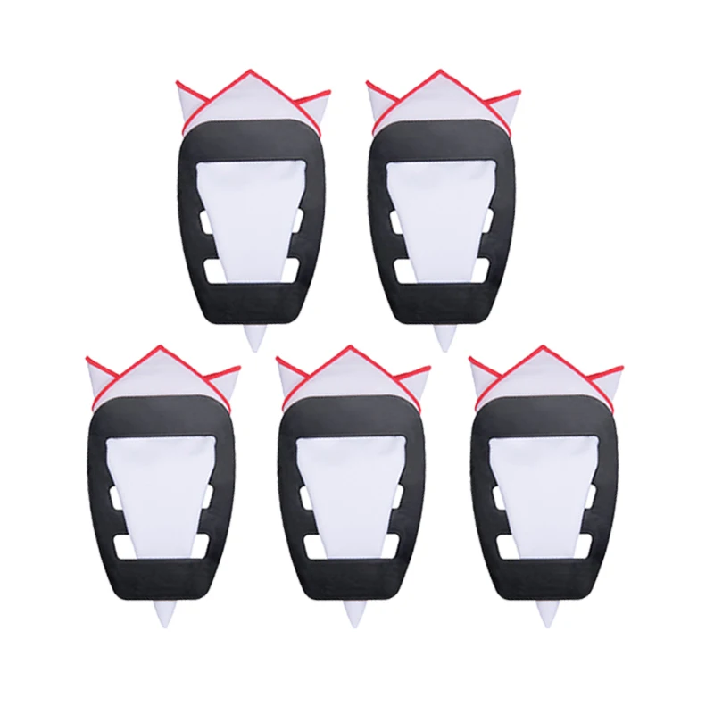 Hi-Tie Pocket Square Holder 5Pcs Keeper Organizer For Men Prefolded Men Suit Handkerchiefs JZ-01