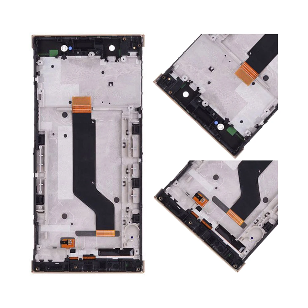 Для sony Xperia XA1 ультра lcd кодирующий преобразователь сенсорного экрана в сборе для sony XA1 ультра дисплей с рамкой Замена C7 lcd
