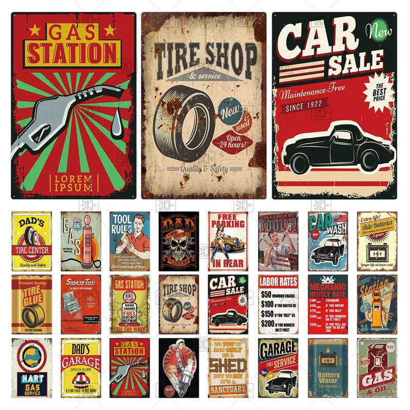 

Motor Oil Plaque Tin Signs Vintage Metal Sign Retro Garage Decor Plaque Metal Vintage Bar Pub Garage Gas Station Decorative