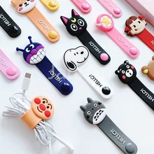 Cartoon Cable Protector Data Line Cord Protector Protective Case Cable Winder Cover For iPhone USB Charging Cable For iPhone xr cartoon cable protector data line cord protector protective case cable winder cover for iphone huawei samsung usb charging cable