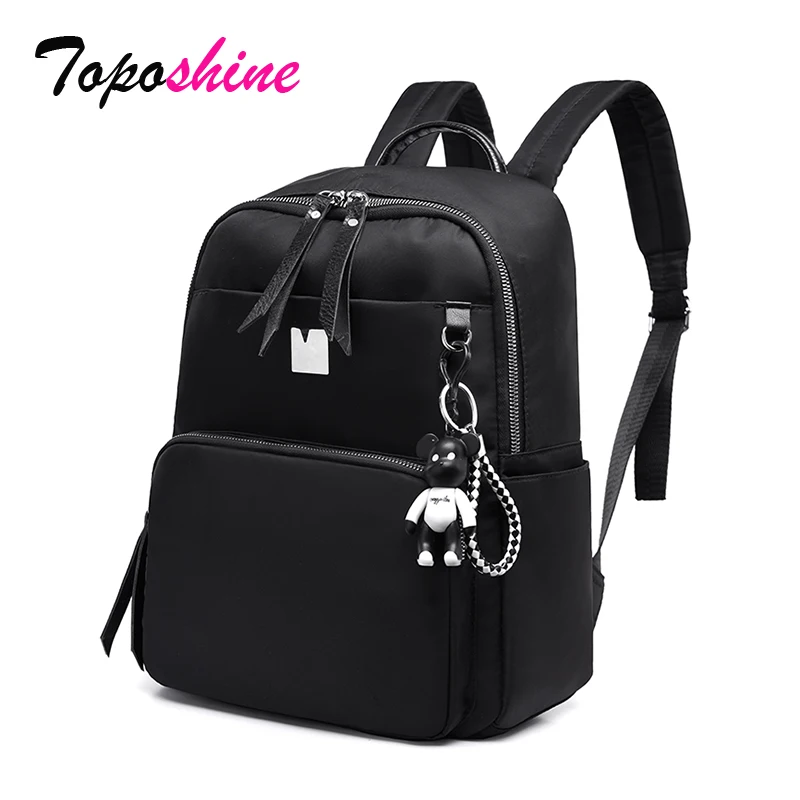 Toposhine женские рюкзаки рюкзак для девочки школьные и дорожные сумки однотонный рюкзак дорожные сумки на плечо для женщин молодежный рюкзак
