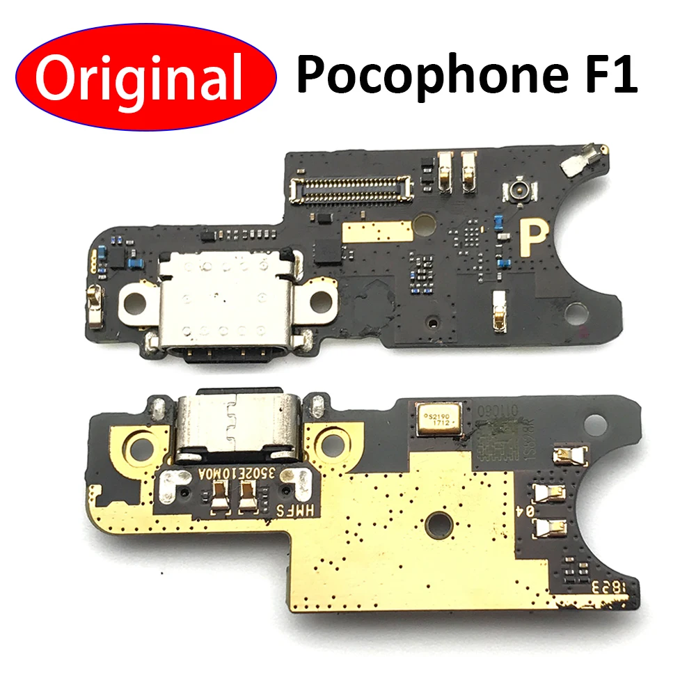 los a la deriva El cielo Puerto de carga USB para Xiaomi Pocophone F1 / Poco F1, Cable flexible,  placa de conector, piezas de reparación, Original, nuevo - AliExpress