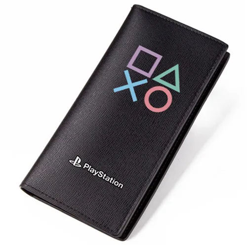 Модный кошелек Play Station черный PU Длинный кошелек для мальчиков и девочек кошельки - Цвет: C