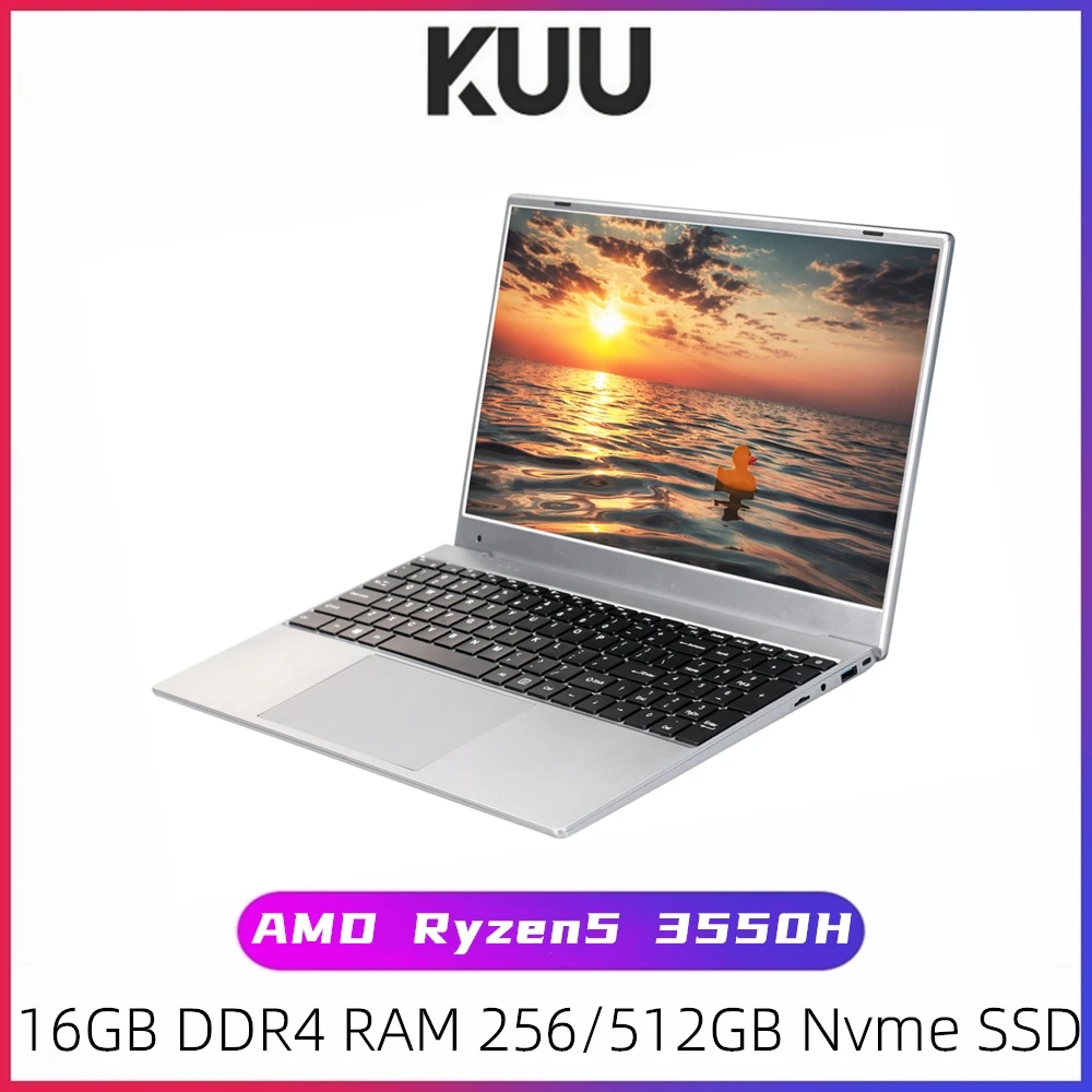 KUU G2 игровой ноутбук AMD Ryzen5 3550H 16 Гб двухканальный DDR4 RAM 256/512 PCIE SSD 15 6 дюймовый IPS