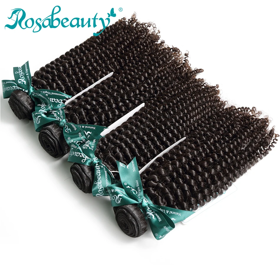 Rosabeauty, монгольские кудрявые волосы, 28, 30 дюймов, 1, 3, 4 пряди, Remy, человеческие волосы для наращивания, волнистые, Черная пятница, предложения