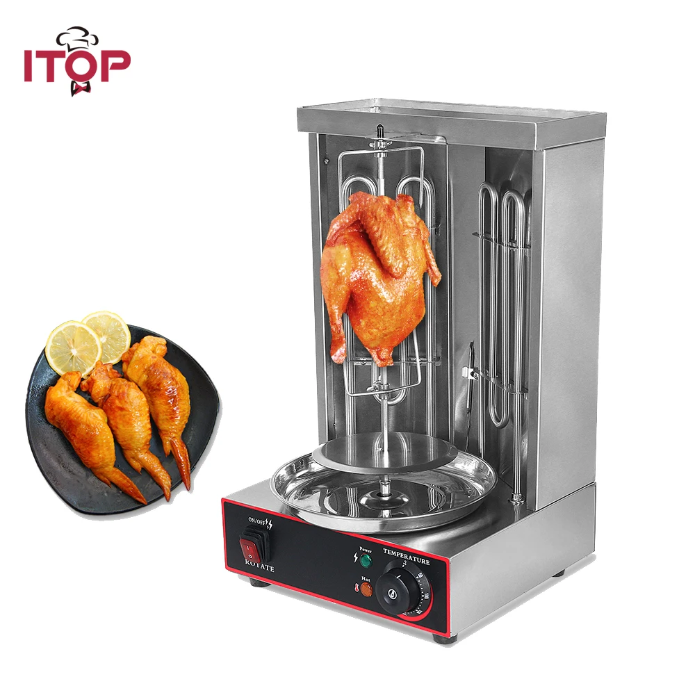 

ITOP Electric Kebab Sharwama Machine Barbecue grill Doner Kebab Machine For Household Roast Chicken