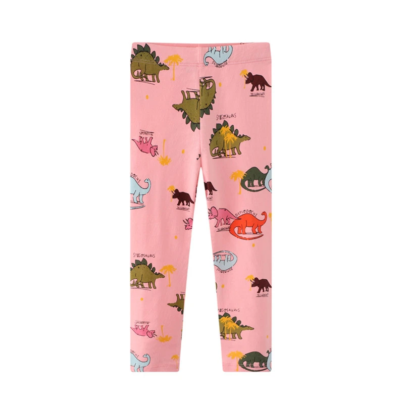 Cartoon Dinosaur Girls Leggings Autumn 