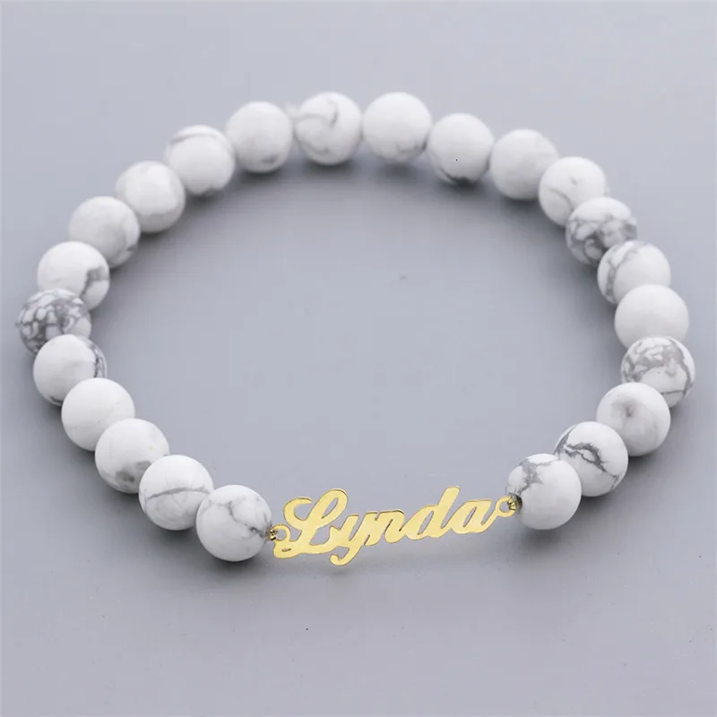 Бусы колье bracciali donna заказное имя браслеты для женщин девочек BFF ювелирные изделия персонализированные прядь ручной связи рождественский подарок