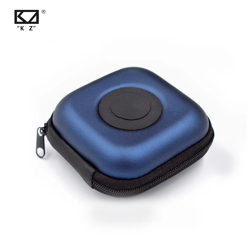 

KZ Earphone Square Type PU Case Earphone Case Bag Portable Pressure Shock Absorption Storage Package Headset Earphone Case Box